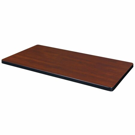 ANIMACION 42 x 30 in. Standard Rectangle Table Top, Cherry & Maple AN3178146